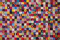 fotografia di opere d'arte&Alighiero e Boetti Alternandosi e dividendosi